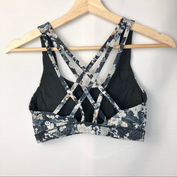 Lululemon Free to Be Serene Sports Bra in Spring Bloom Multi 4 - Picture 3 of 8